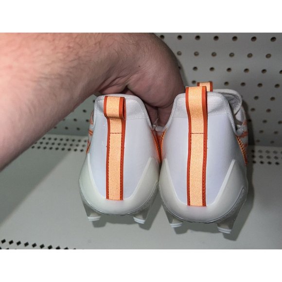 Adidas AdiZero 12.0 Mens Football Cleats Size 14 White Orange H03639 - Picture 3 of 8